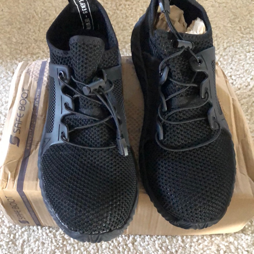 Safe Boot black shoe -toe steel